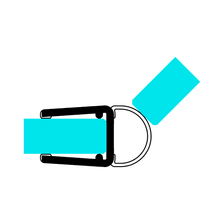 Technische Zeichnung einer Hohlkammerdichtung auf Glas im 135°-Winkel