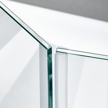 Beispiel einer Mitteldichtung für eine 135°-Glas-an-Glas-Situation