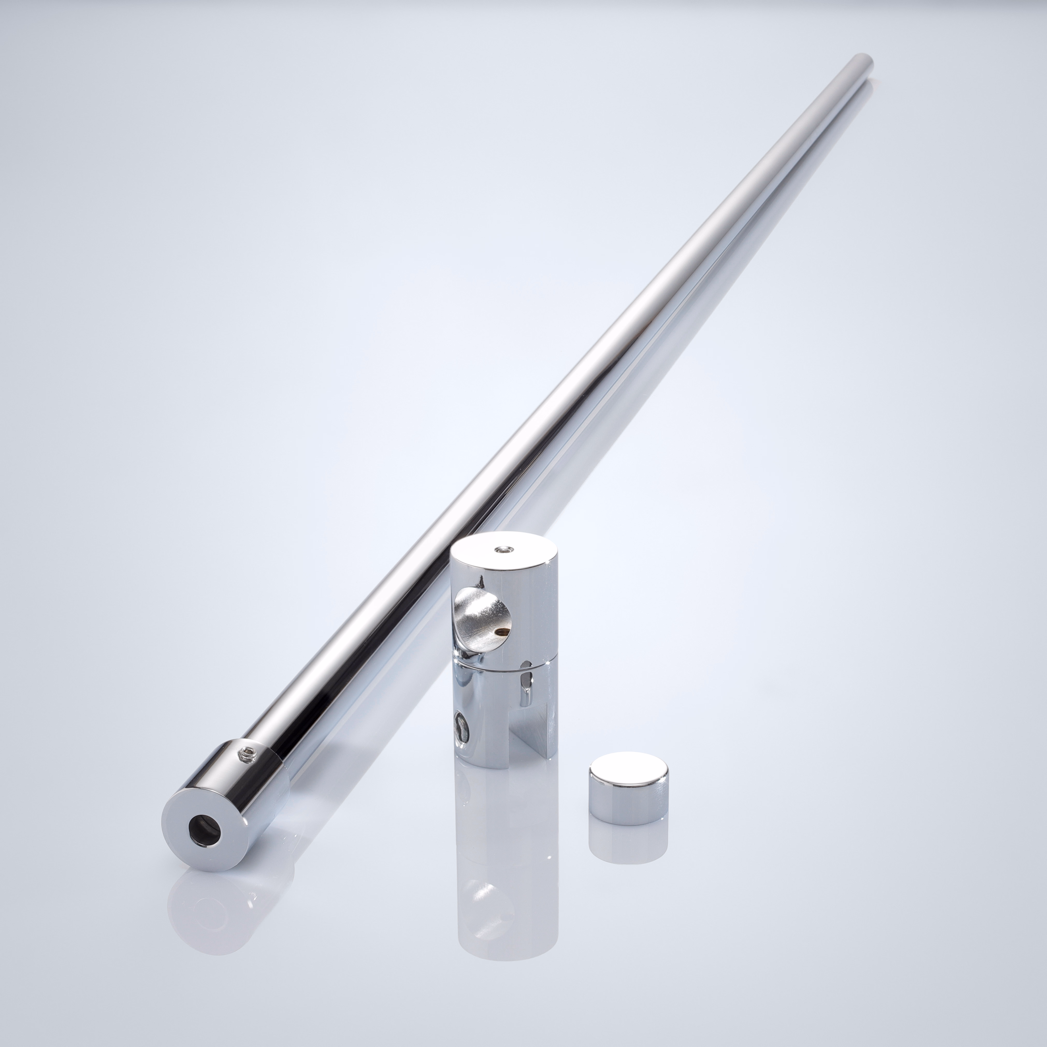 Beispiel einer 90°-Distanzstange für 6-8 mm Glasstärke