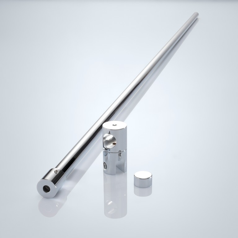 Beispiel einer 90°-Distanzstange für 6-8 mm Glasstärke