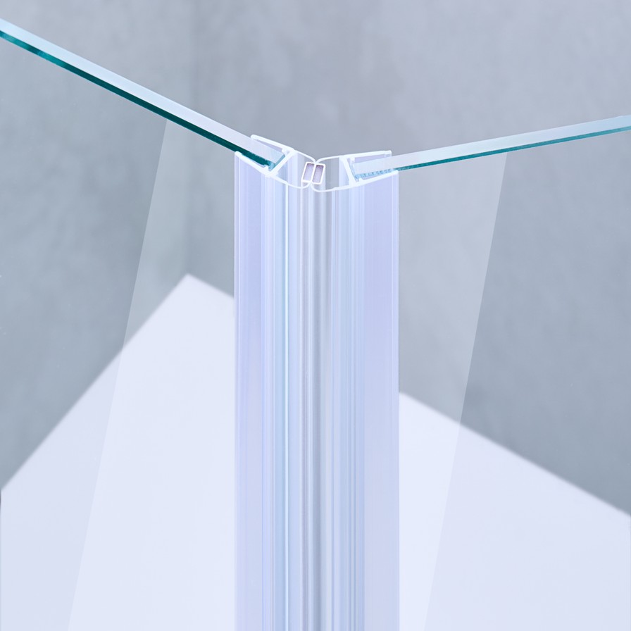 Beispiel einer Magnetschließleiste für eine 135°-Tür-an-Tür-Situation