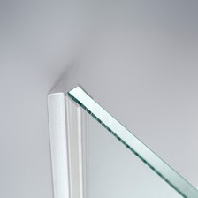 Beispiel einer Wanddichtung für eine Glas-an-Wand-Situation