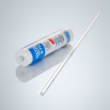 OTTO-CHEMIE S70 Silikon mit einem Acrylhalbrundstab für 5mm Glasstärke
