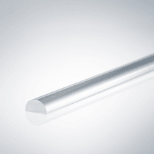 Beispiel eines Acrylhalbrundstabes für 5mm Glasstärke